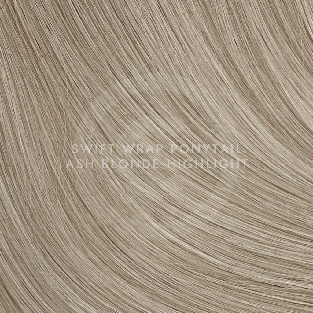 Ash Blonde Highlight - The Glam Ponytail