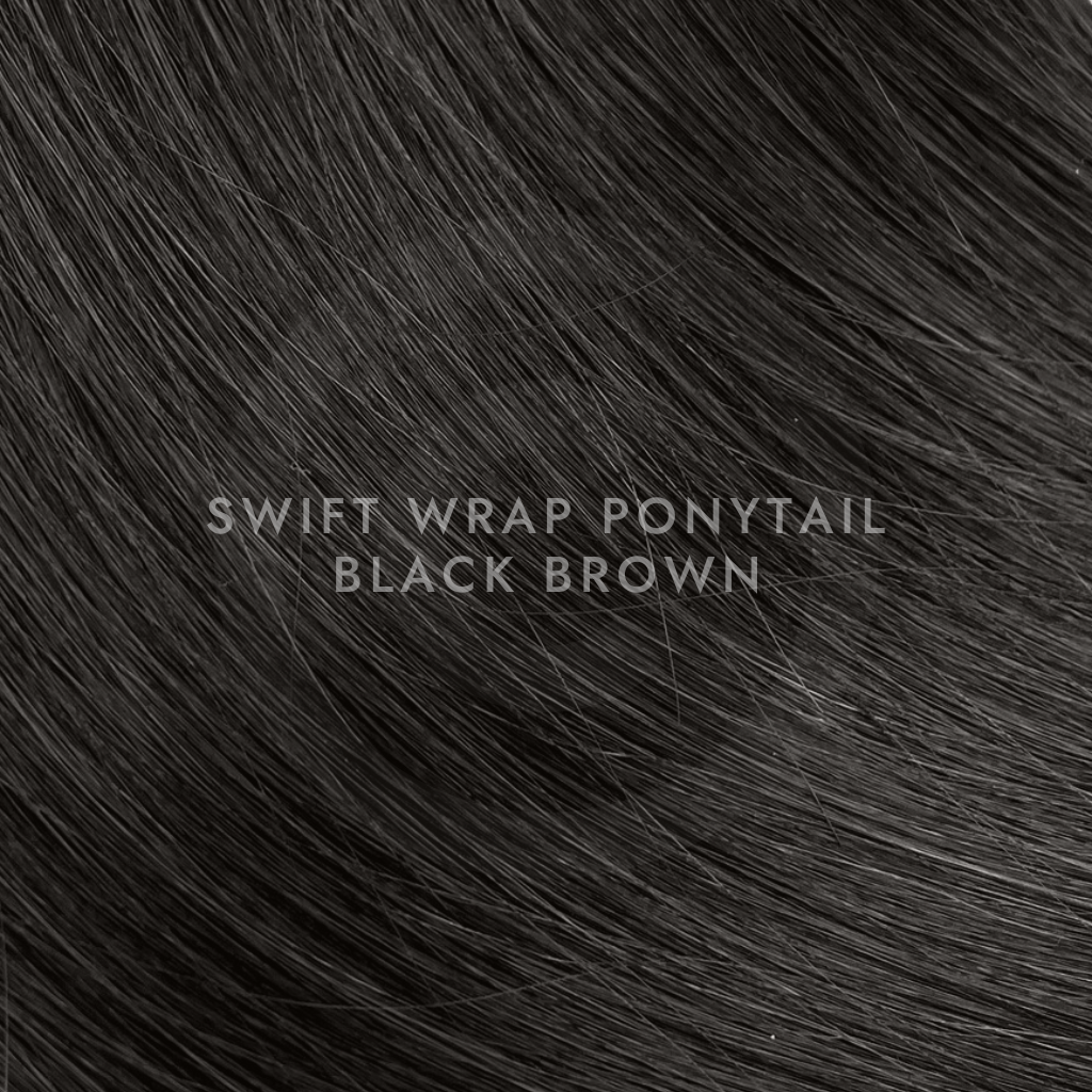 Black Brown - The Flick Ponytail