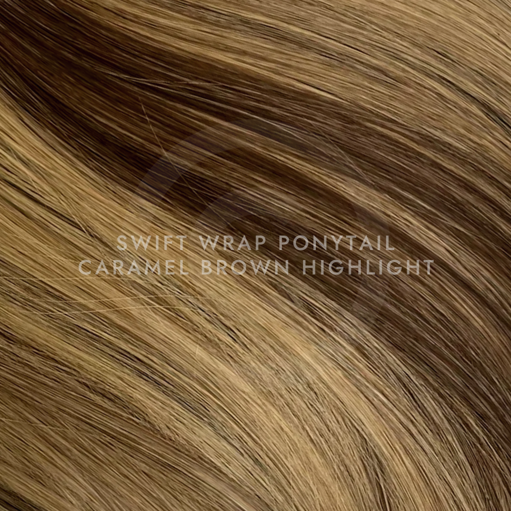 Carmel Brown Highlight - The Glam Ponytail