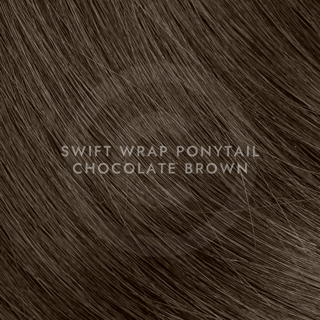 Chocolate Brown - The Kink Ponytail