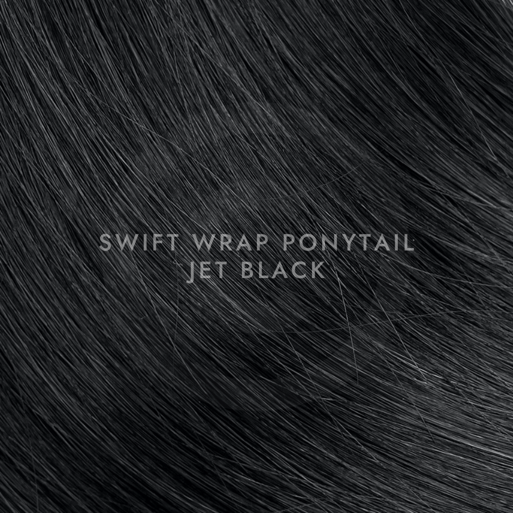 Jet Black - The Flick Ponytail