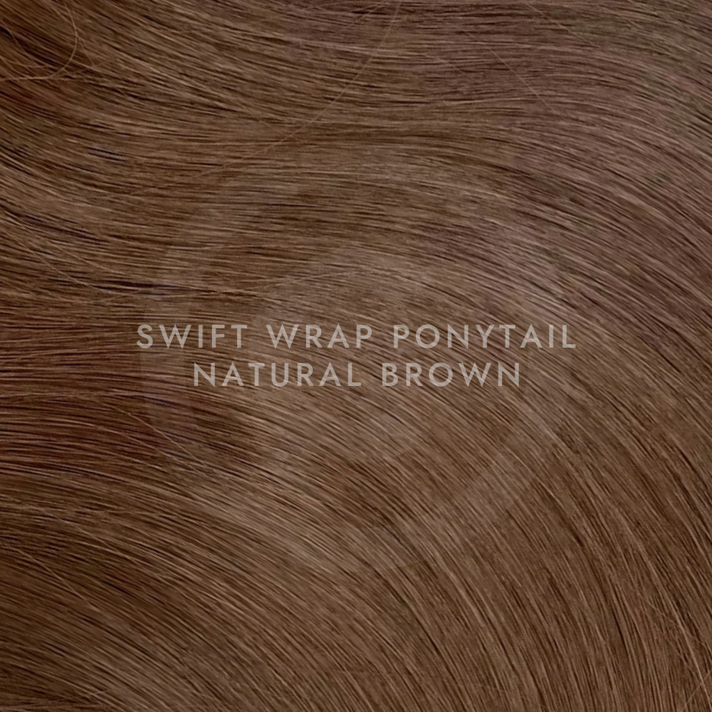 Natural Brown - The Kink Ponytail