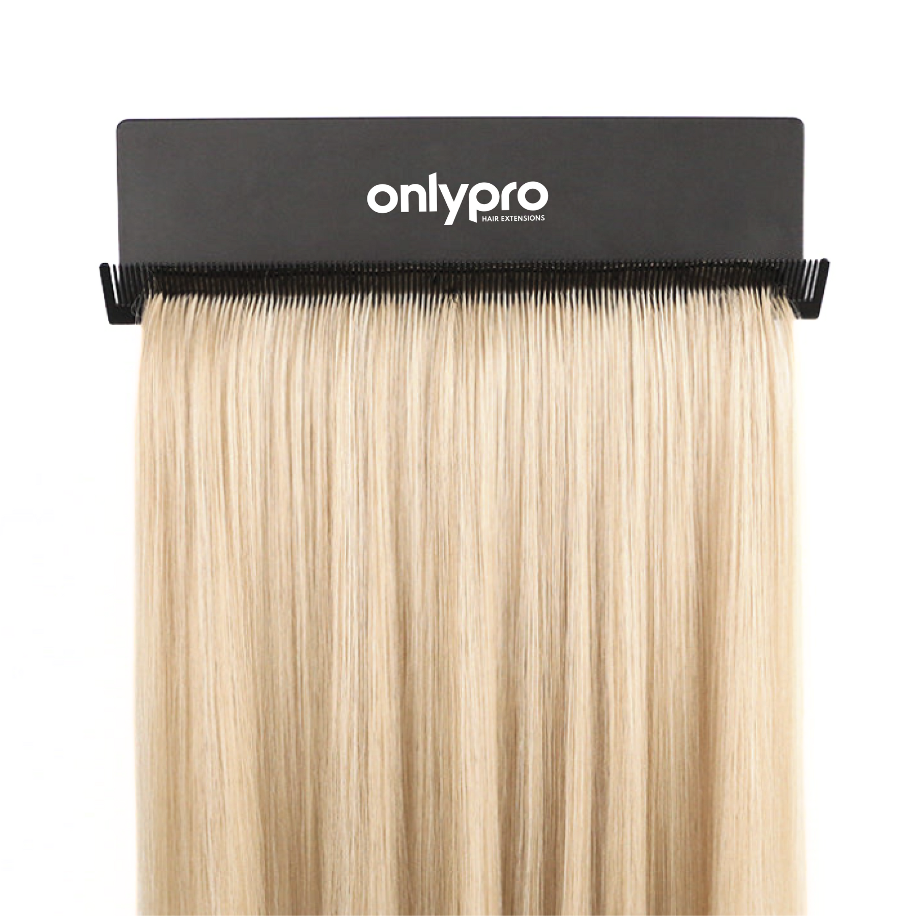 Hair Extension Styling Holder | Black Stainless Steel